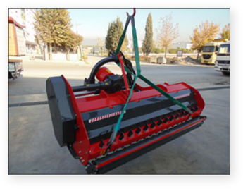 Flail Mower Transport of Machine