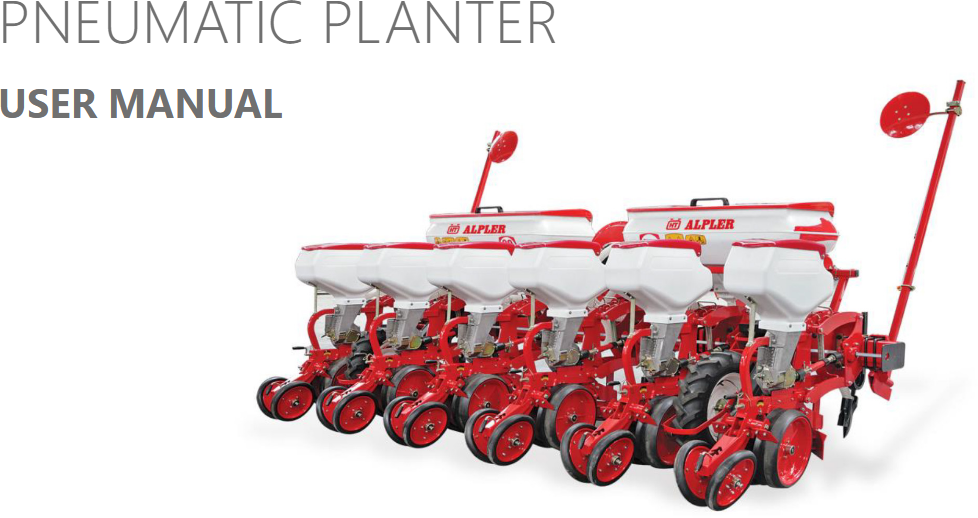 Pneumatic Planter Product Manuals