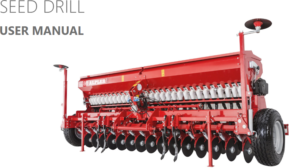 Seed Drill Product Manuals
